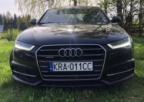 Audi A6 cena 110900 przebieg: 153950, rok produkcji 2017 z Narol małe 106